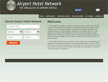 Tablet Screenshot of airporthotelnetwork.com